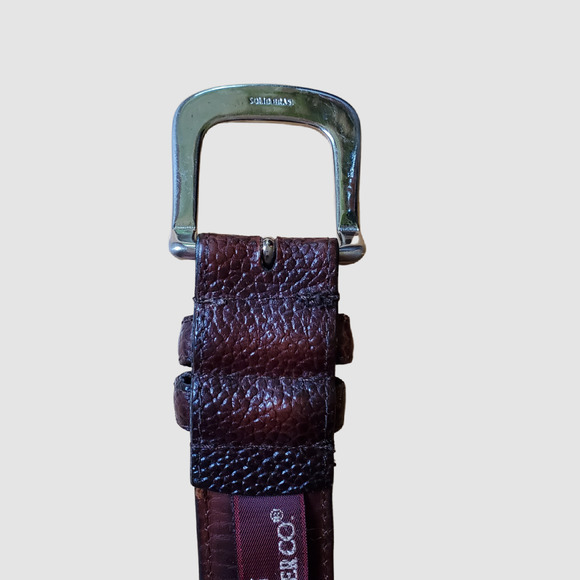 Arden Leather Company Italian Leather Belt 40 - Picture 6 of 7